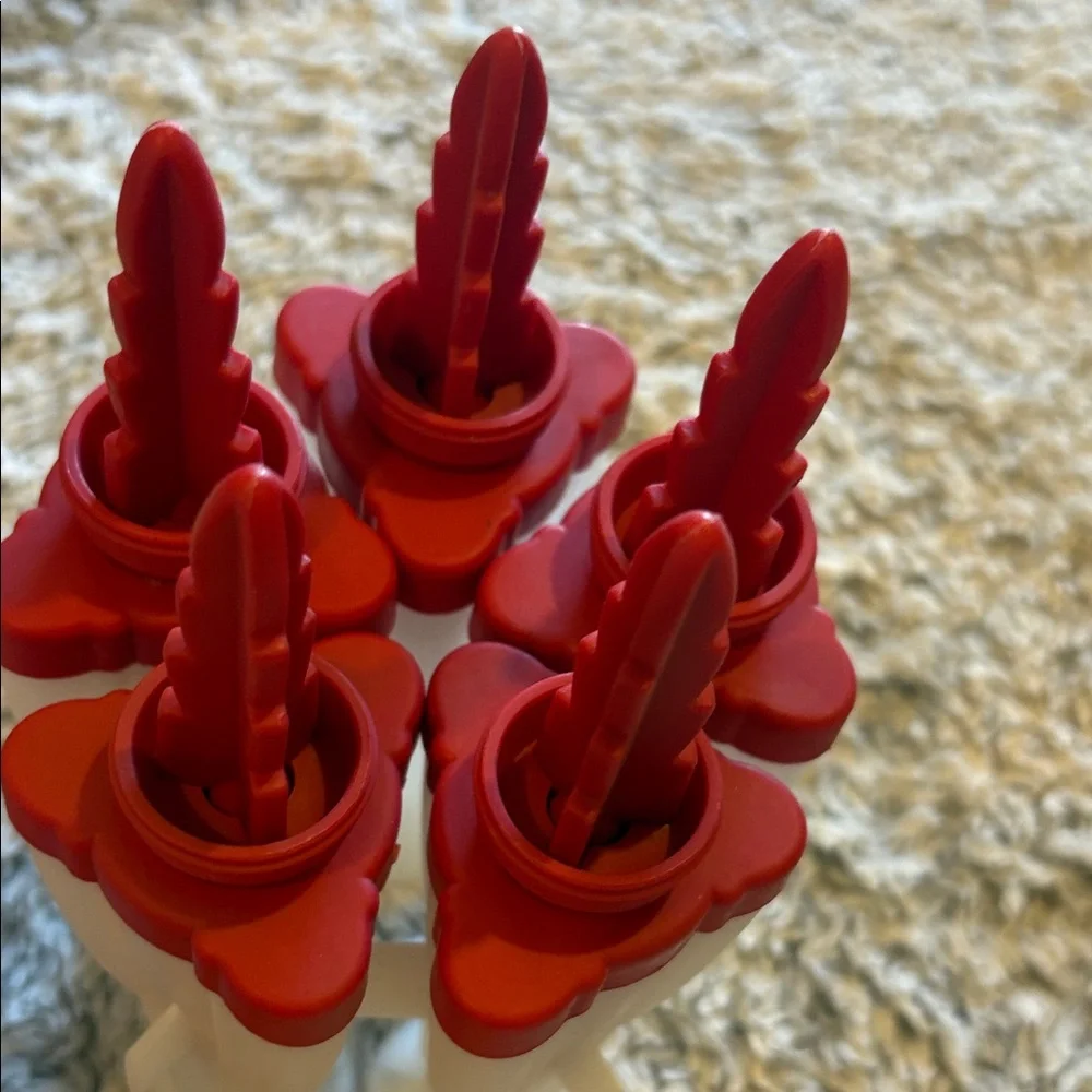 Zoku Rocket Pop Molds Kids OS Red White Excellent Space‎ Themed Popsicle Set
